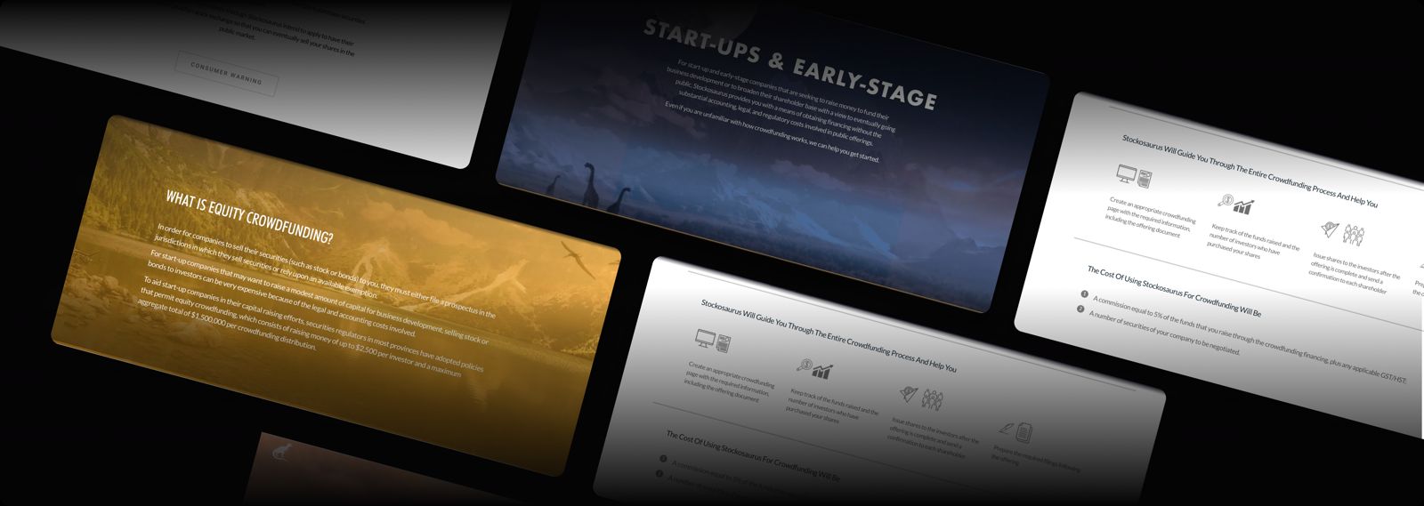 Stockosaurus equity crowdfunding web platform